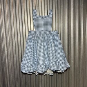 Handmade Couture Dorothy Gale Gingham Dress, Large /  XL, Toto Purse, and Shoes